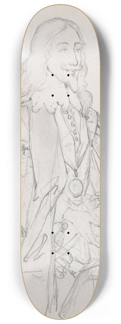 Nicaise De Keyser - Portrait of a Man 8.25 inch art skate deck