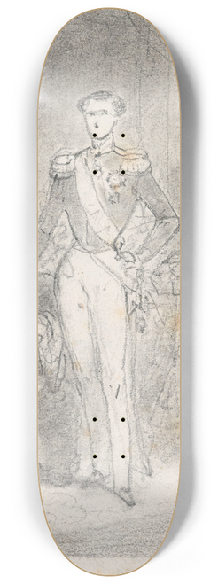 Nicaise De Keyser - Portrait of a Man 8.25 inch art skate deck