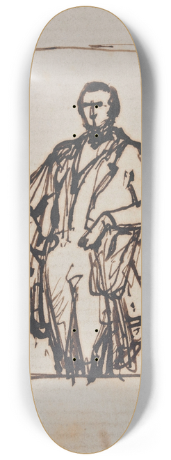 Nicaise De Keyser - Portrait of a Man 8.25 inch art skate deck