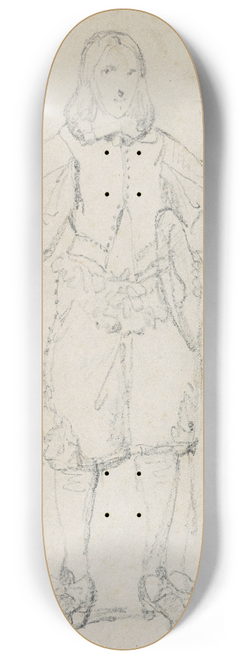 Nicaise De Keyser - Portrait of a Young Man 8.25 inch art skate deck