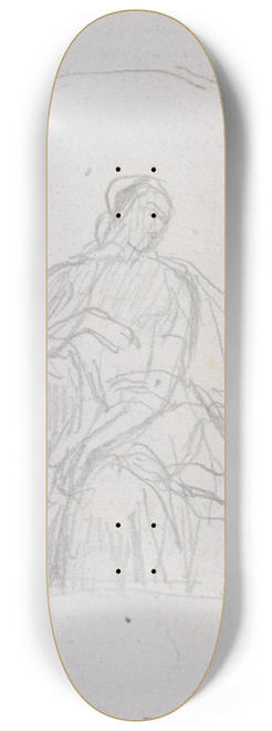 Nicaise De Keyser - Rebecca at the Fountain 8.25 inch art skate deck