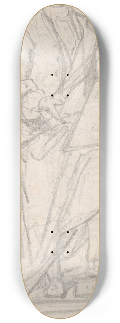 Nicaise De Keyser - Statue of the Engraver Pieter Martinasie 8.25 inch art skate deck