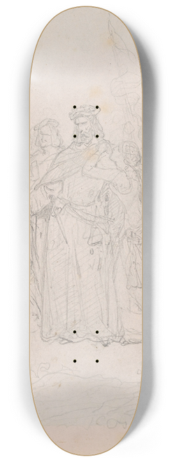 Nicaise De Keyser - The King of Thule 8.25 inch art skate deck