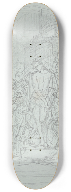 Nicaise De Keyser - The Mocking of Christ 8.25 inch art skate deck