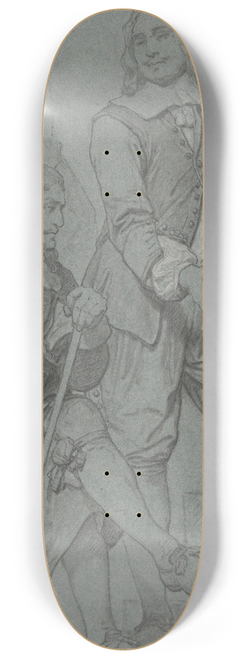 Nicaise De Keyser - The Sculptor Artus Quellinus I in Amsterdam 8.25 inch art skate deck