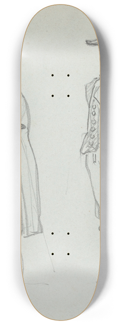 Nicaise De Keyser - Two Costume Studies 8.25 inch art skate deck