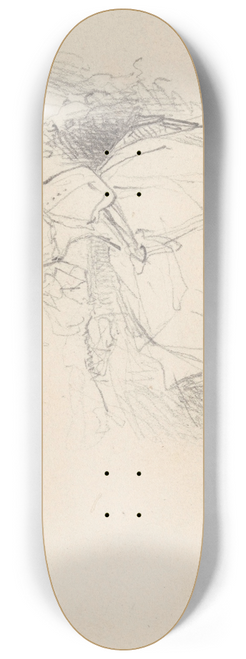 Nicaise De Keyser - Woman Reading 8.25 inch art skate deck