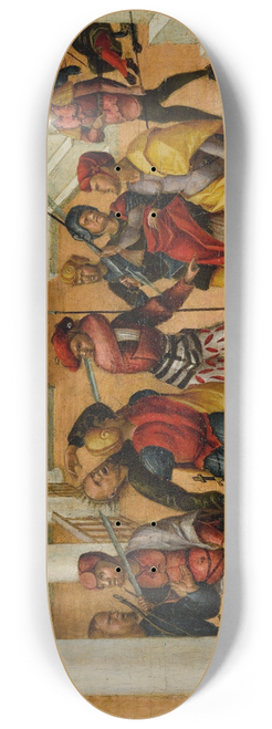 Niccol Giolfino - The Murder of the Magus Smerdis 8.25 inch art skate deck