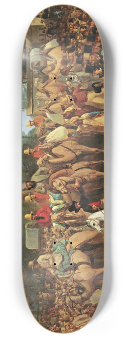 Nicholas Chevalier - Memorandum of the Start of the Exploring Expedition 8.25 inch art skate deck