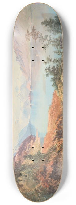 Nicholas Chevalier - Mt McIntosh, Lake Wakatipu, Otago 8.25 inch art skate deck