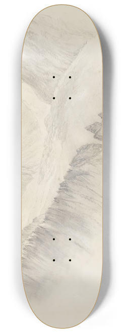 Nicholas Chevalier - View from the Mt Cook Range 8.25 inch art skate deck
