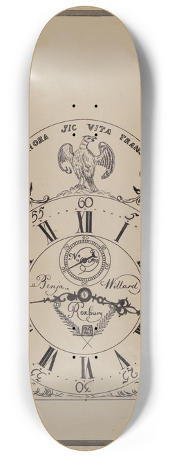 Nicholas Gorid - Clock 8.25 inch art skate deck