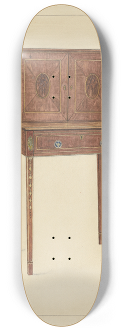 Nicholas Gorid - Ladys Writing Cabinet 8.25 inch art skate deck