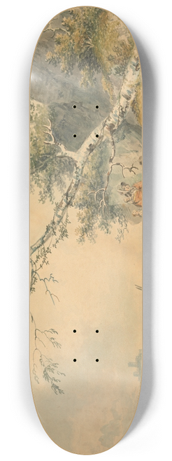 Nicholas Pocock - The Sailors Departure 8.25 inch art skate deck