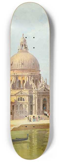 Antonietta Brandeis - San Marco Della Salute, Venice 8.25 inch art skate deck