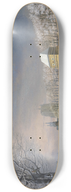 Nicolaas Baur - Womens Skating Competition on the Stadsgracht in Leeuwarden, 21 January 1809 8.25 inch art skate deck