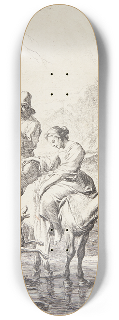 Nicolaes Pietersz. Berchem - Hyrdinde p et sel 8.25 inch art skate deck