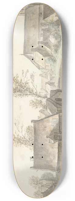 Antonie Waterloo - Gezicht op het dorp Soest 8.25 inch art skate deck