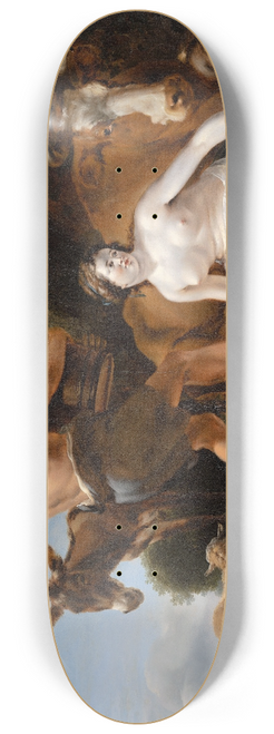 Nicolaes Pietersz. Berchem - The Infancy of Zeus 8.25 inch art skate deck