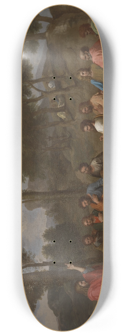 Nicolas Poussin - The Sacrament Of Ordination (Christ Presenting The Keys To Saint Peter) 8.25 inch art skate deck