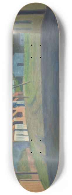 Niels Bjerre - Road in a small town. Strande 8.25 inch art skate deck