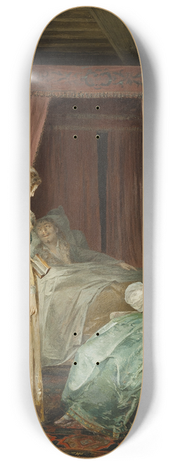 Niklas Lafrensen - Queen Kristina of Sweden Visiting Professor Saumaise 8.25 inch art skate deck
