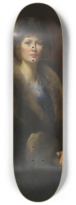 Antonio Barone - Grazia in Hat and Fur Collar 8.25 inch art skate deck