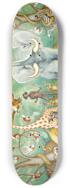 Nils Dardel - Svarta Diana (Black Diana) 8.25 inch art skate deck