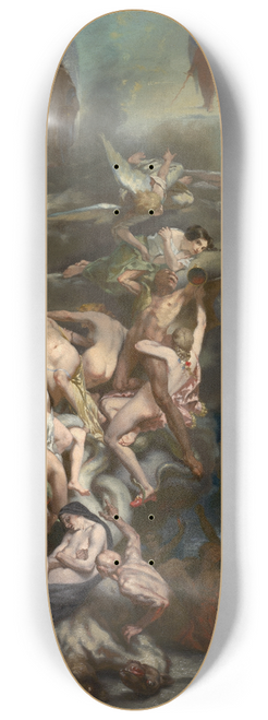 Octave Tassaert - Heaven and Hell 8.25 inch art skate deck