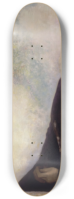 Odilon Redon - Baroness Robert de Domecy 8.25 inch art skate deck
