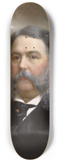 Ole Peter Hansen Balling - Chester A. Arthur 8.25 inch art skate deck