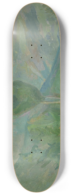 Oluf Wold-Torne - View from Seljord 8.25 inch art skate deck
