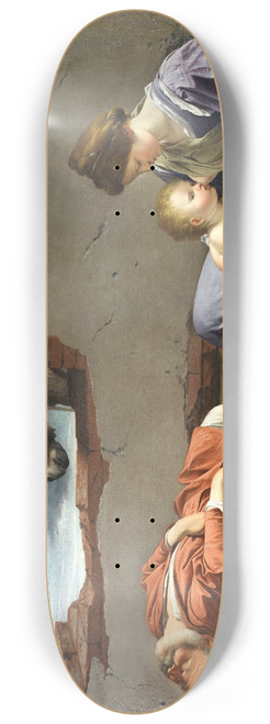 Orazio Gentileschi - Rest On The Flight Into Egypt 8.25 inch art skate deck