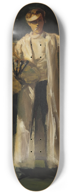 Oscar Parviainen - Self-Portrait In Electric Light 8.25 inch art skate deck