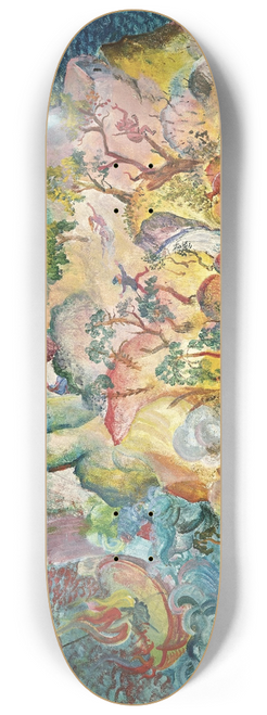 Oskar Laske - Die verzauberte Insel (Sturm) 8.25 inch art skate deck