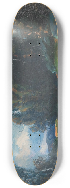 Oskar Mulley - Einsamer Weg 8.25 inch art skate deck