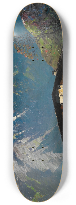 Oskar Mulley - Vinschgauer Bergbauernhof 8.25 inch art skate deck