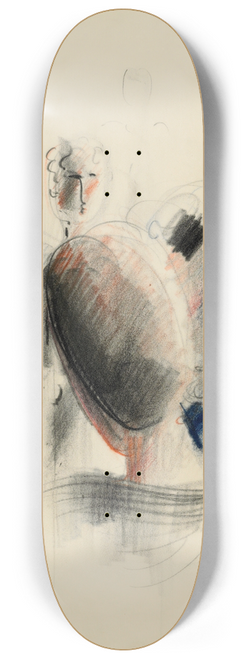Oskar Schlemmer - Drei Kpfe 8.25 inch art skate deck