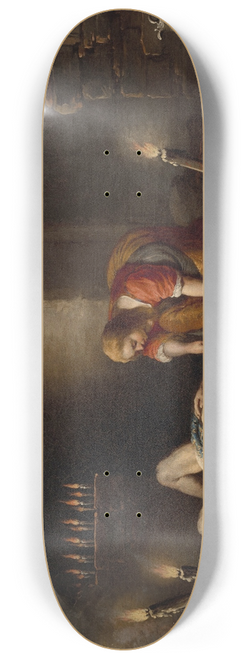 Antonio Maria Vassallo - Medea using her Magic, a scene from Ovids Metamorphoses 8.25 inch art skate deck