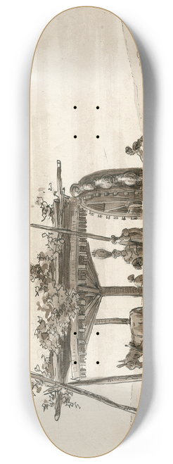 Otto Howen - Een waterput met raderwerk en trekezel 8.25 inch art skate deck