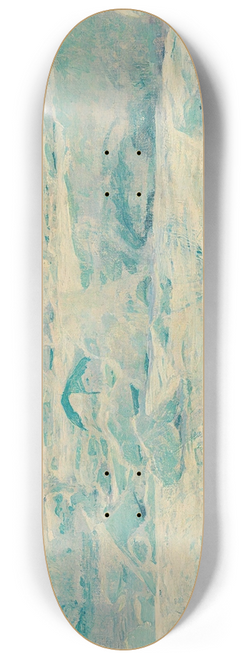 Otto Sinding - Ice Floes in the Arctic Ocean 8.25 inch art skate deck