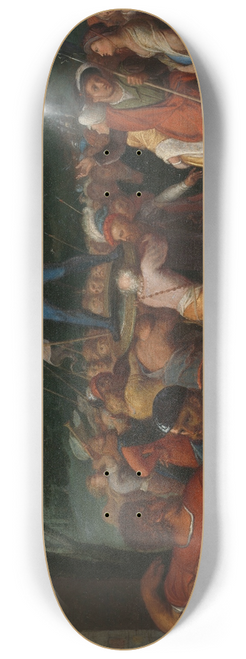 Otto van Veen - Brinno Raised upon the Shield 8.25 inch art skate deck