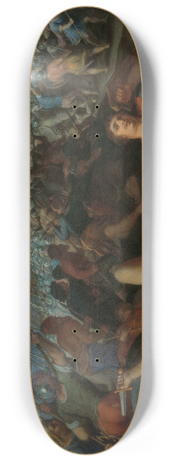 Otto van Veen - The Batavians Defeating the Romans on the Rhine 8.25 inch art skate deck
