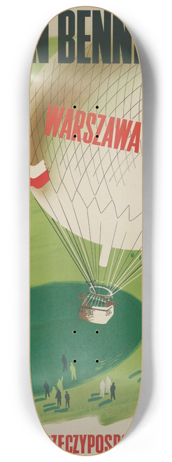 Antoni Wajwd - Gordon Bennett, Warszawa 30 VIII 1936 8.25 inch art skate deck