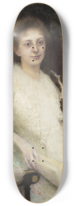 Pascal-Adolphe-Jean Dagnan-Bouveret - Portraitof young woman 8.25 inch art skate deck