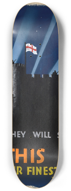 Pat Keely - And they will say  This was our finest hour  The Priminster 8.25 inch art skate deck