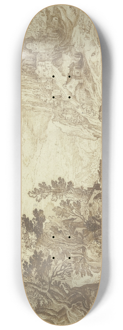 Paul Bril - Ansicht einer Campagnalandschaft 8.25 inch art skate deck