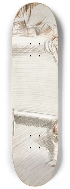 Paul Csar Helleu - Jeu Denfants 8.25 inch art skate deck