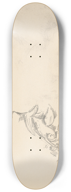 Paul Czanne - Branch in Flower 8.25 inch art skate deck