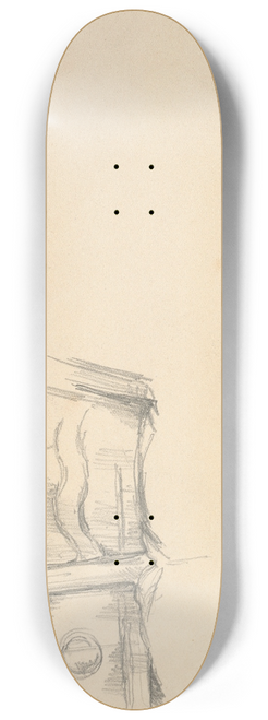 Paul Czanne - Chair and Dresser 8.25 inch art skate deck